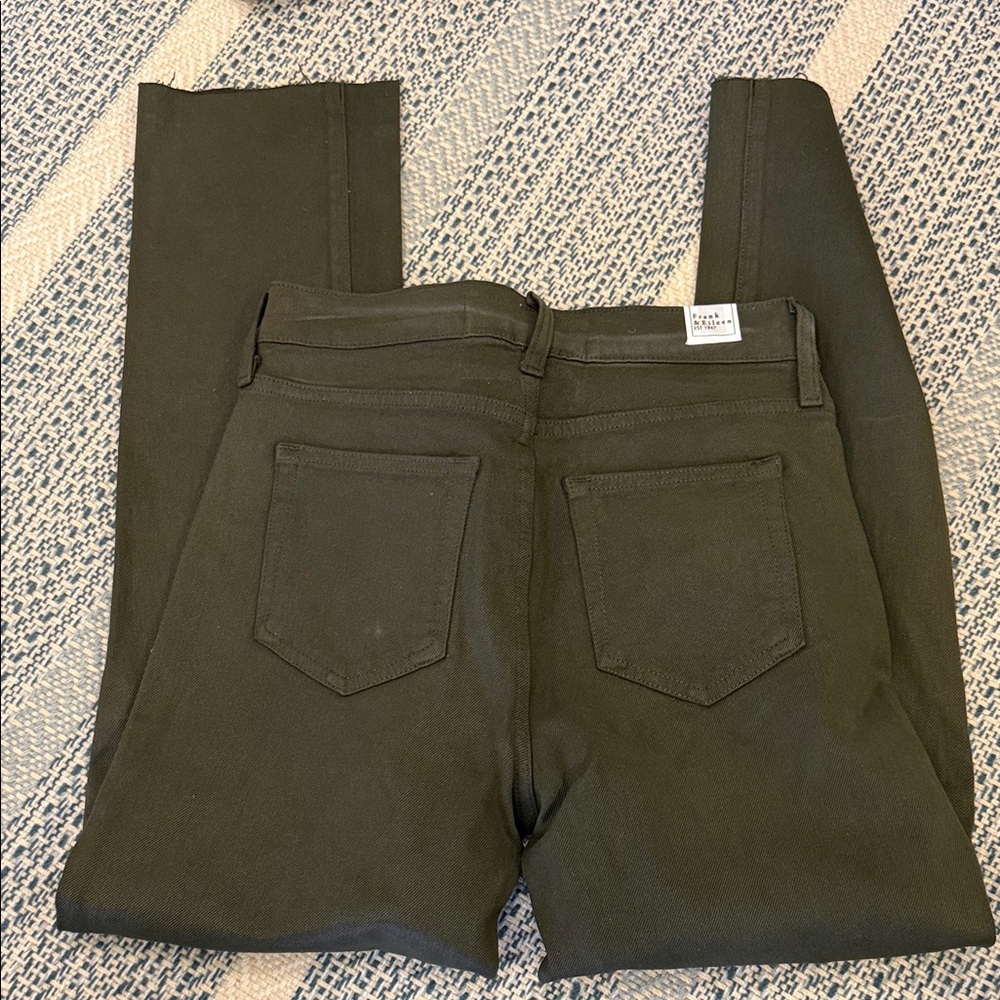 Frank & Eileen Dark Green Denim